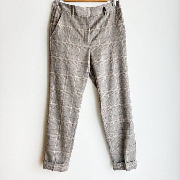 Tonet Light Grey Work Plaid Grey Pants  44/M - Picture 2 of 4